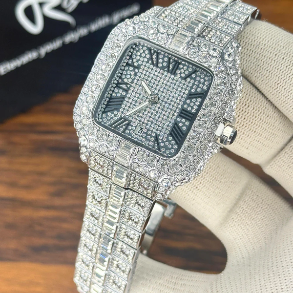 Branded Arabic Diamond Watch For Men's