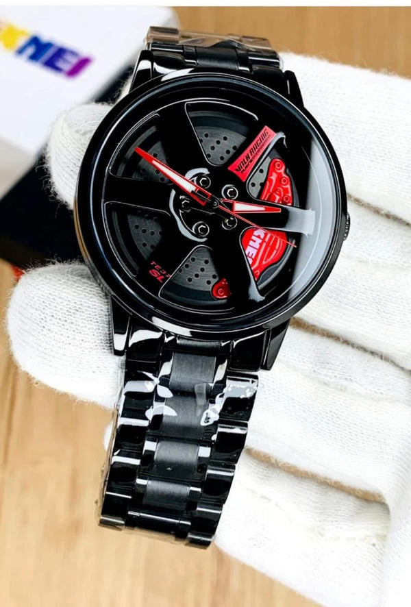 Skmei-1787-Rotating Wheel Rim-Red